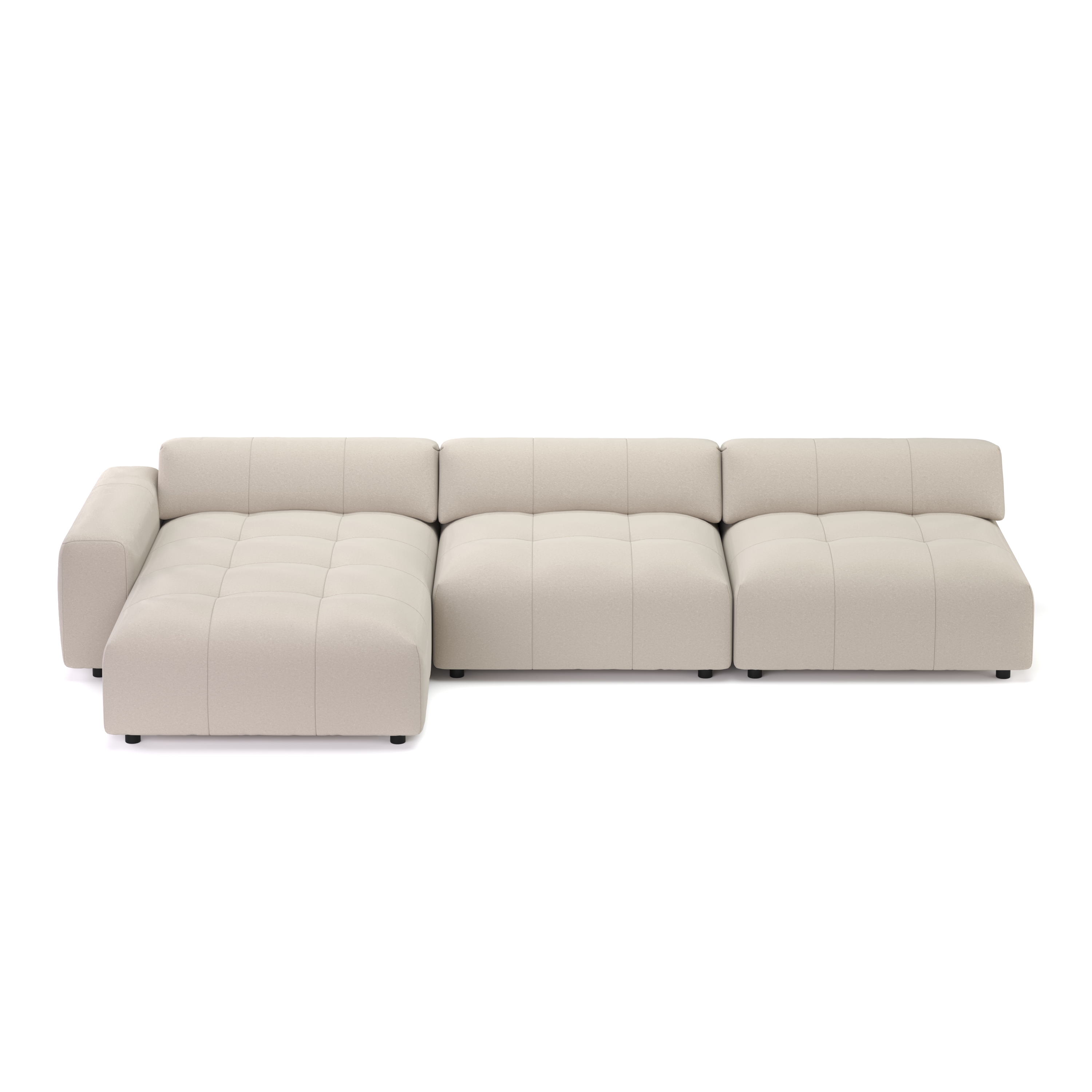 Ecksofa BONNIE links beige