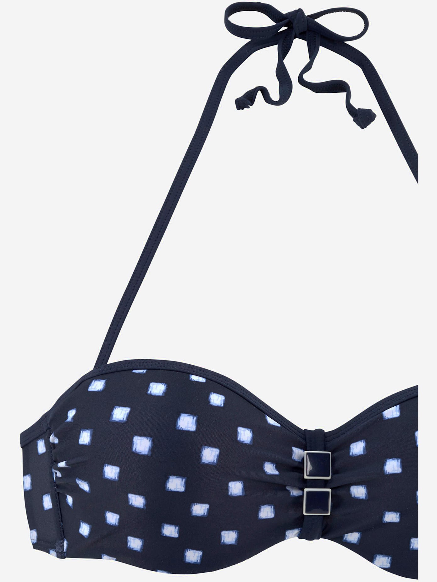 Maillot de bain bandeau à armatures design tendance