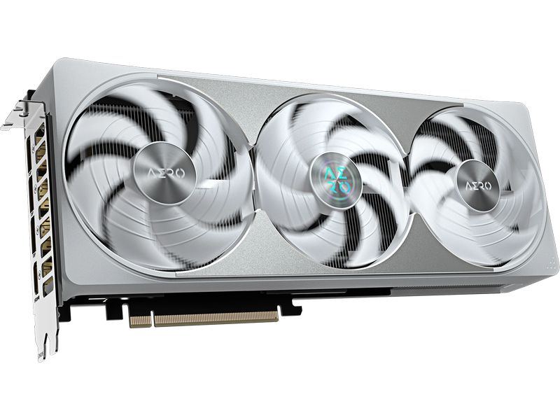 Gigabyte Grafikkarte RTX 5080 Aero OC SFF 16 GB Grafikkarte mit 16 GB GDDR7-Speicher, Windforce Kühlsystem und RGB-Beleuchtung