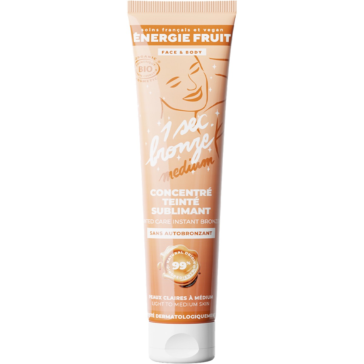 Concentré teinté sublimant - Peaux claires à medium - Visage & corps - 100 ml