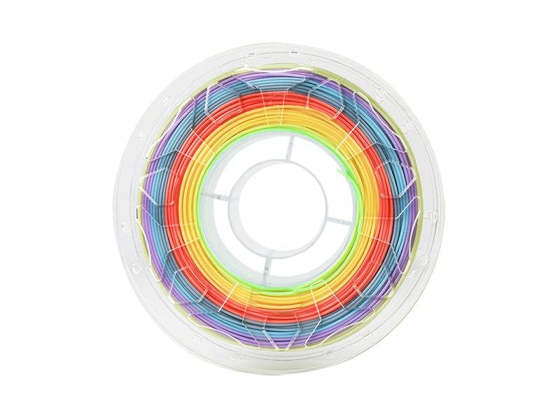Creality Filament CR-PLA Regenbogen, 1.75 mm, 1 kg 1.75 mm PLA Filament für 3D Drucker