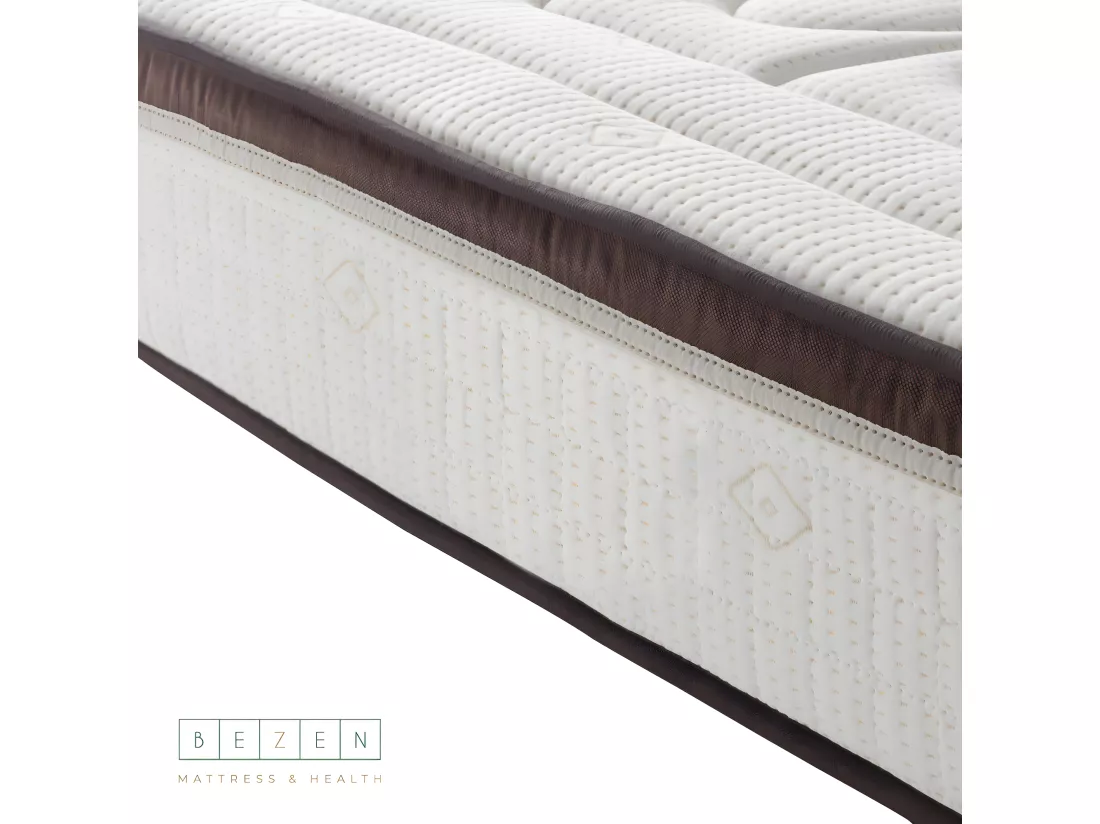 Matelas 160X200 extradoux 7 zones à mémoire de forme 21 cm - Toscana Deluxe - équilibré - Literie confort