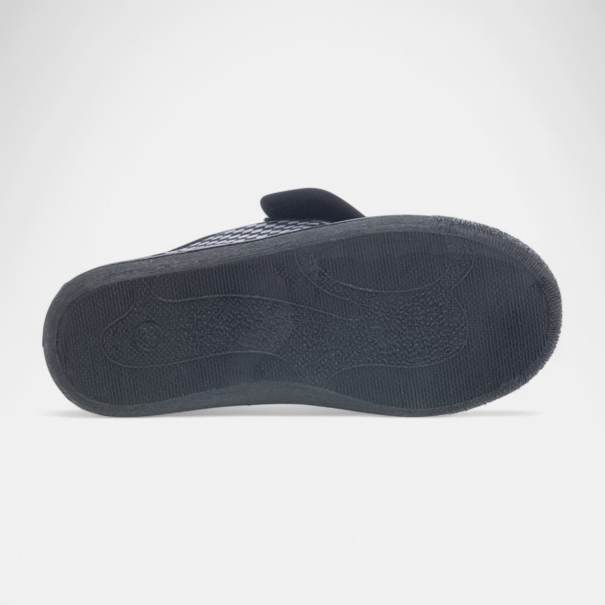 Pantoufles attaches velcros Garçon noir