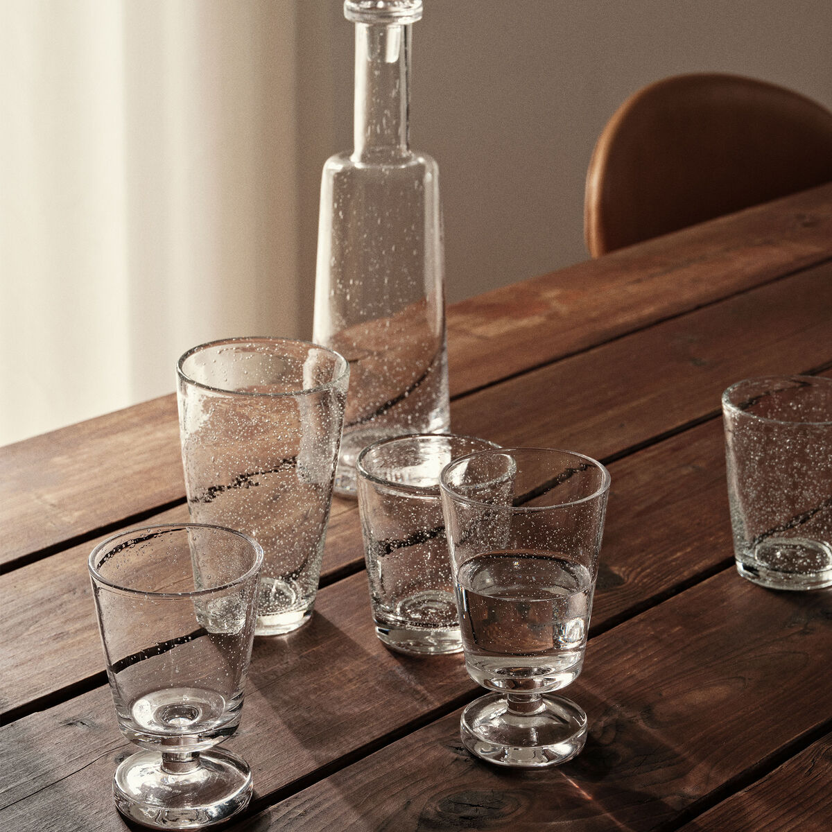Bubble høyt glass 45 cl, klar