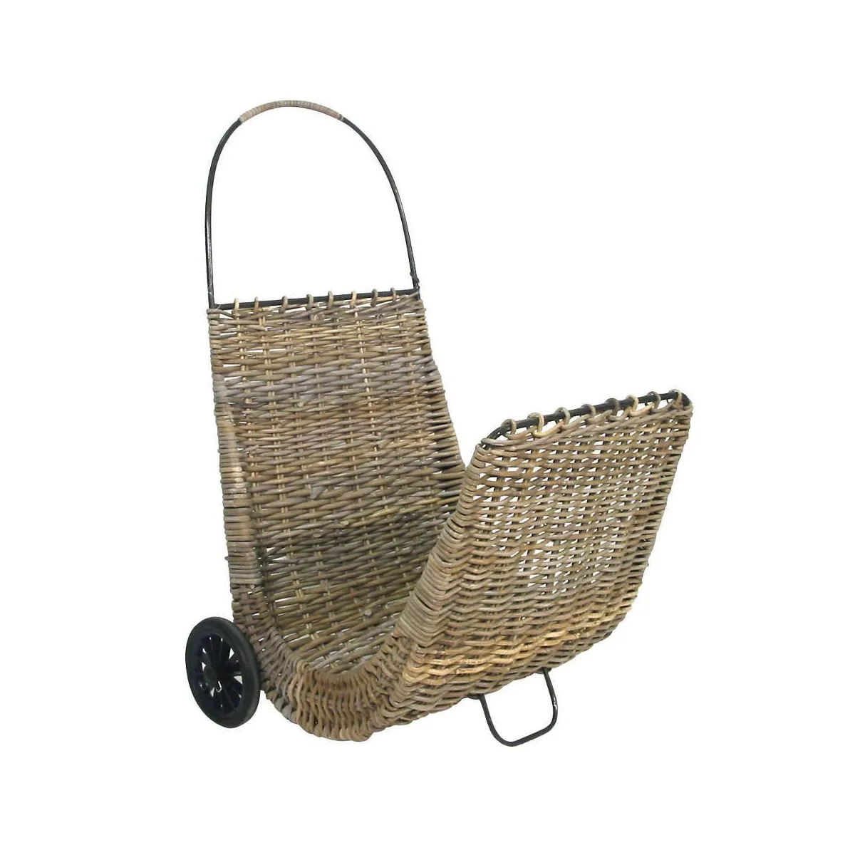 Aubry Gaspard Chariot à bûches sur roulettes