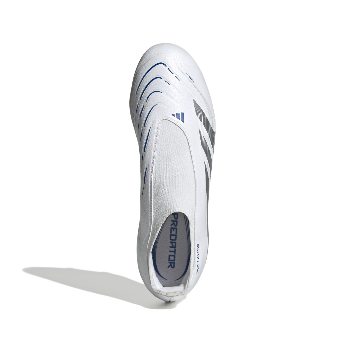 Adidas Predator League Veterloze Gras / Kunstgras Voetbalschoenen (MG) Wit Zilver Blauw