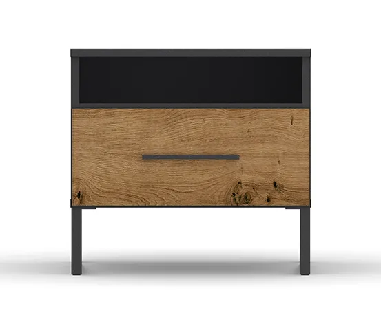 rauch Set »Butte«, groß – Bett 140 x 200 cm, Nachttisch und Schrank