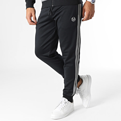 Ensemble De Survetement Quilted 40245 Noir Gris