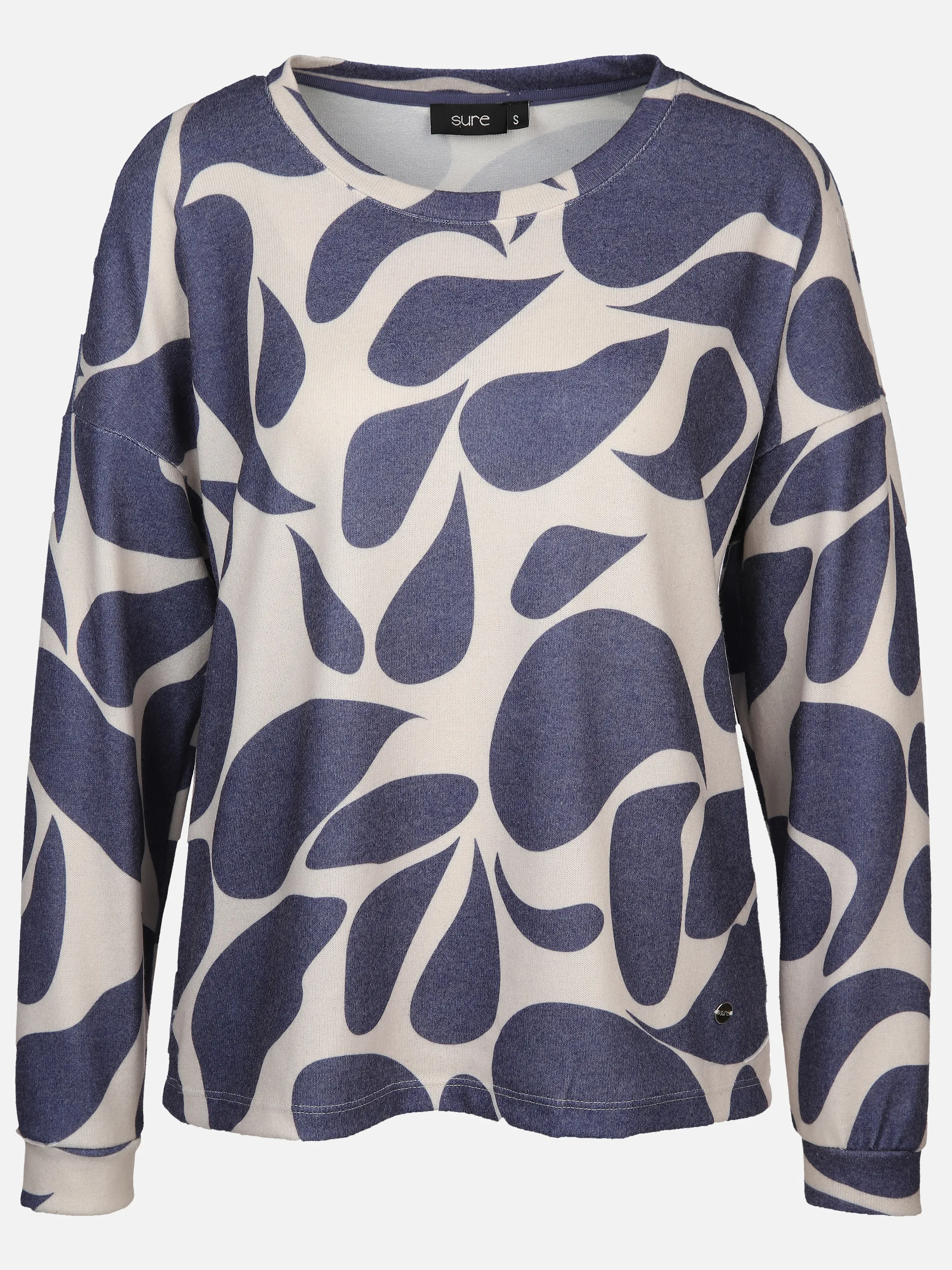 Damen Print Flauschshirt