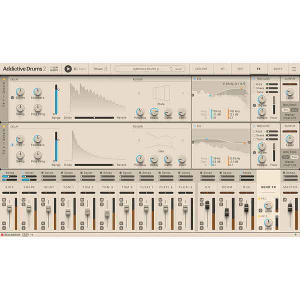 XLN Audio Addictive Drums 2 Custom