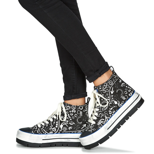 Desigual - SHOES CRUSH ARTE - Noir / Blanc