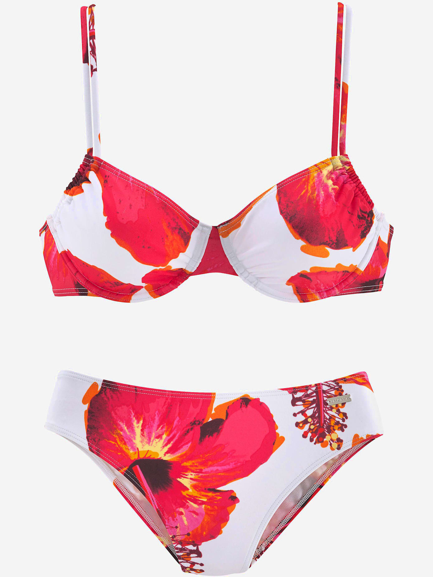 Maillot de bain à armatures imprimé floral