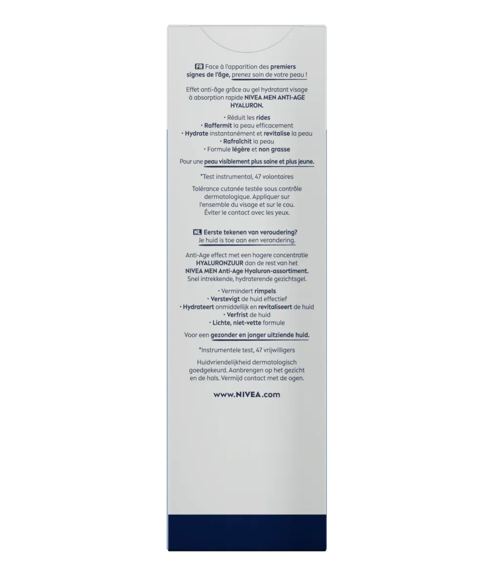 GEL ANTI-ÂGE HYDRATANT HOMME ACTIVE AGE HYALURON