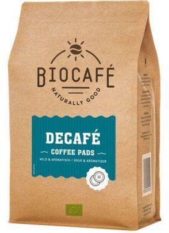 Biocafe Coffee Pads Caffeinevrij Bio 36st
