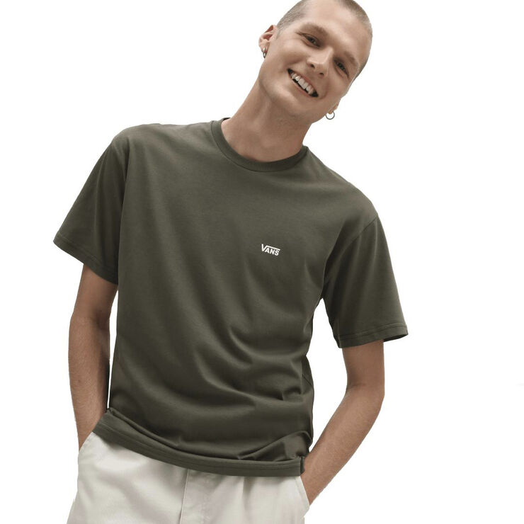 Vans mn left chest logo tee Green