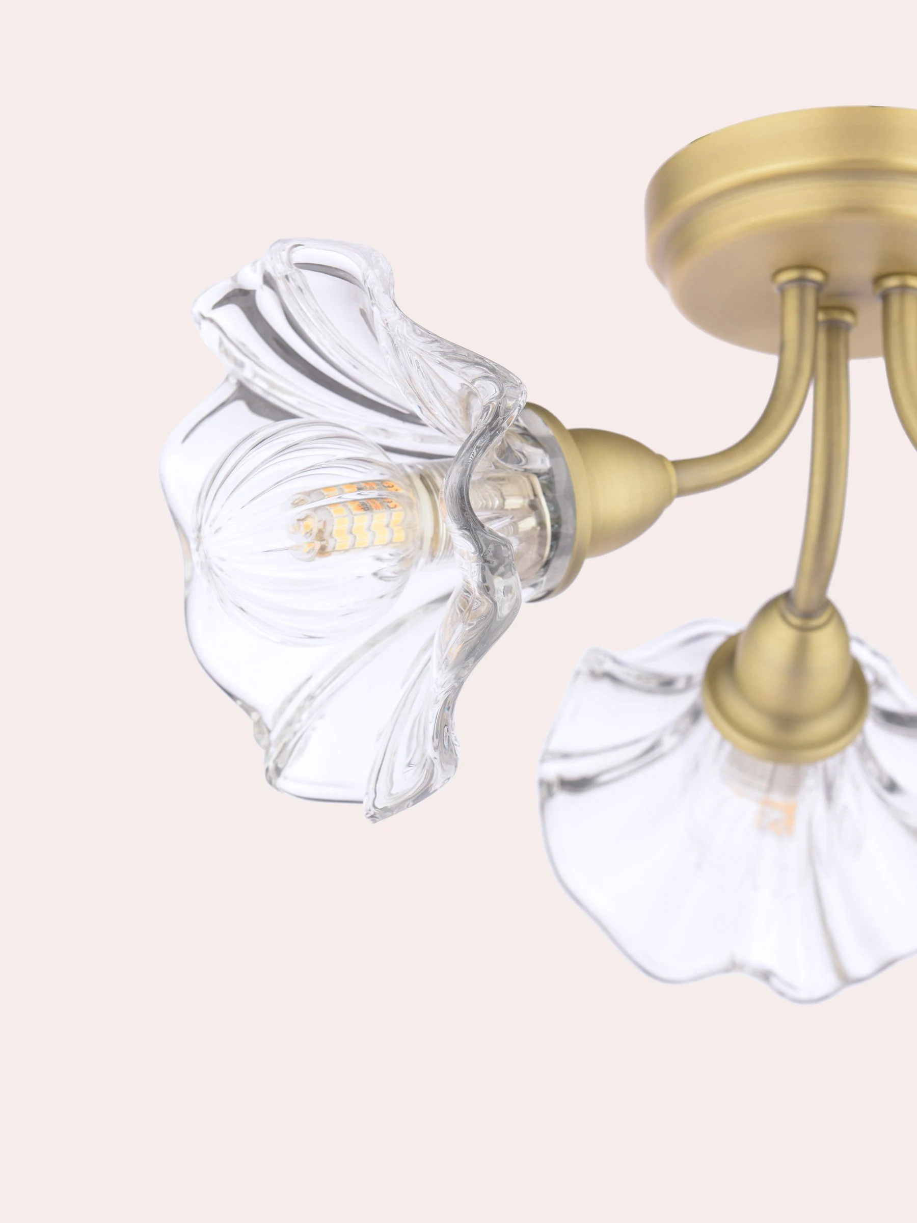 Laura Ashley Kerswell 3 Light Semi Flush