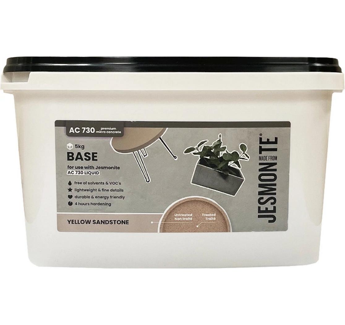 Modelliermasse Zementbasis Pulver 5 kg, Yellow SandstoneGiessharz Resin anstatt Epoxidharz