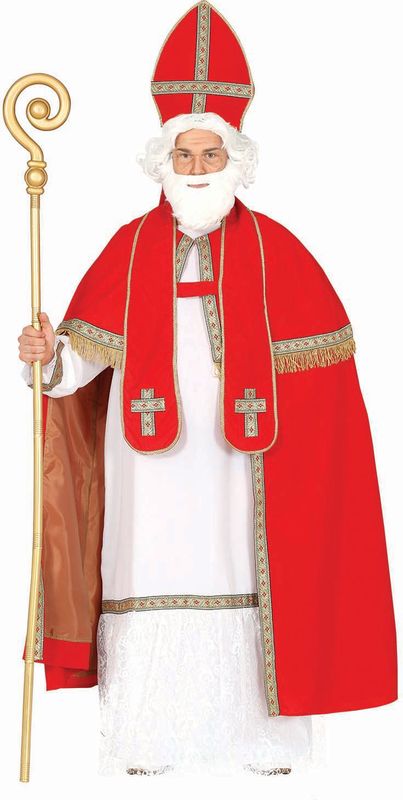 Guirca - Sint-nicolaas Kostuum - Heren - Rood - Polyester
