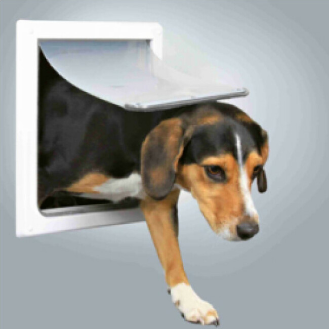 Chatière pour chien blanche Trixie