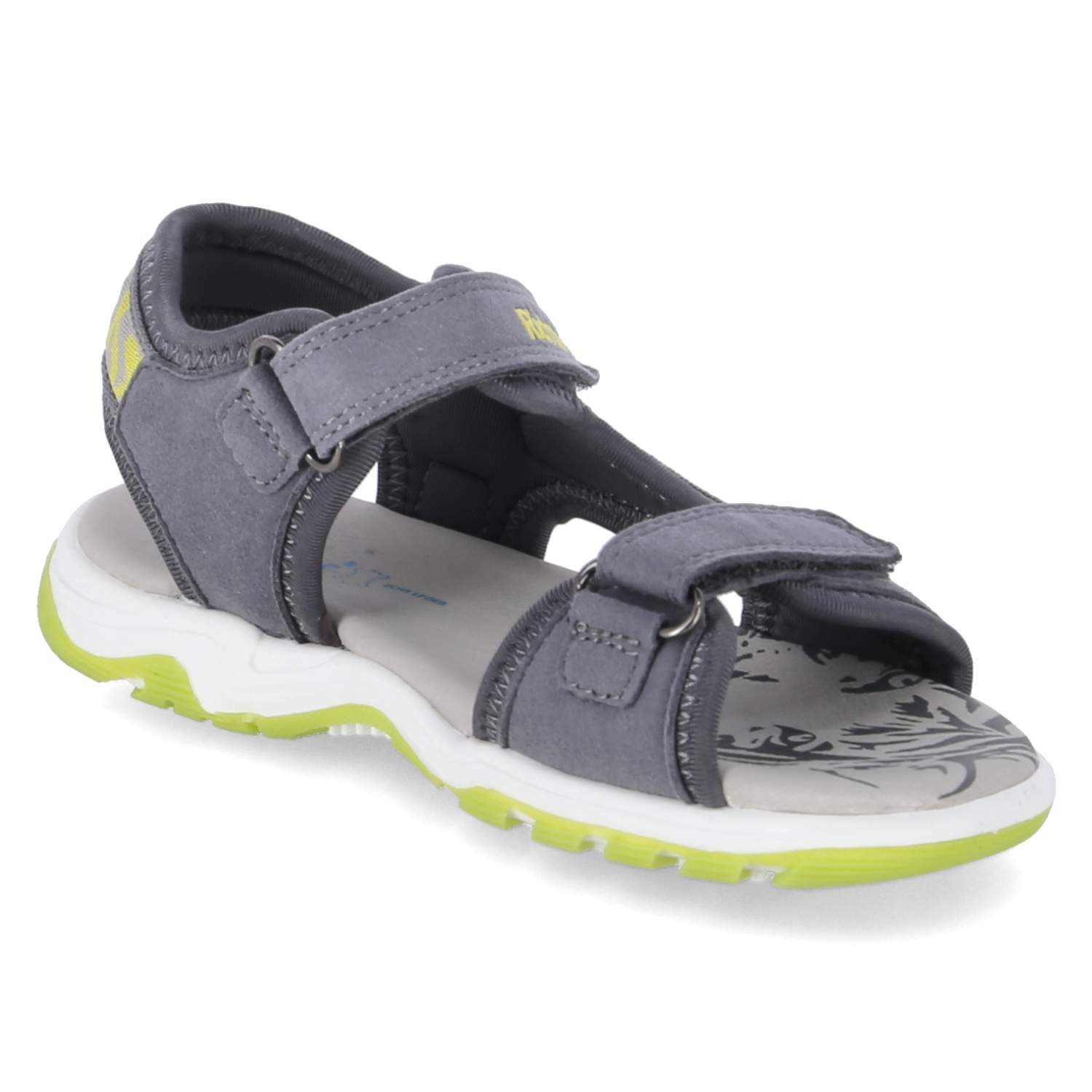 Richter Sandalen - ash/neon yellow