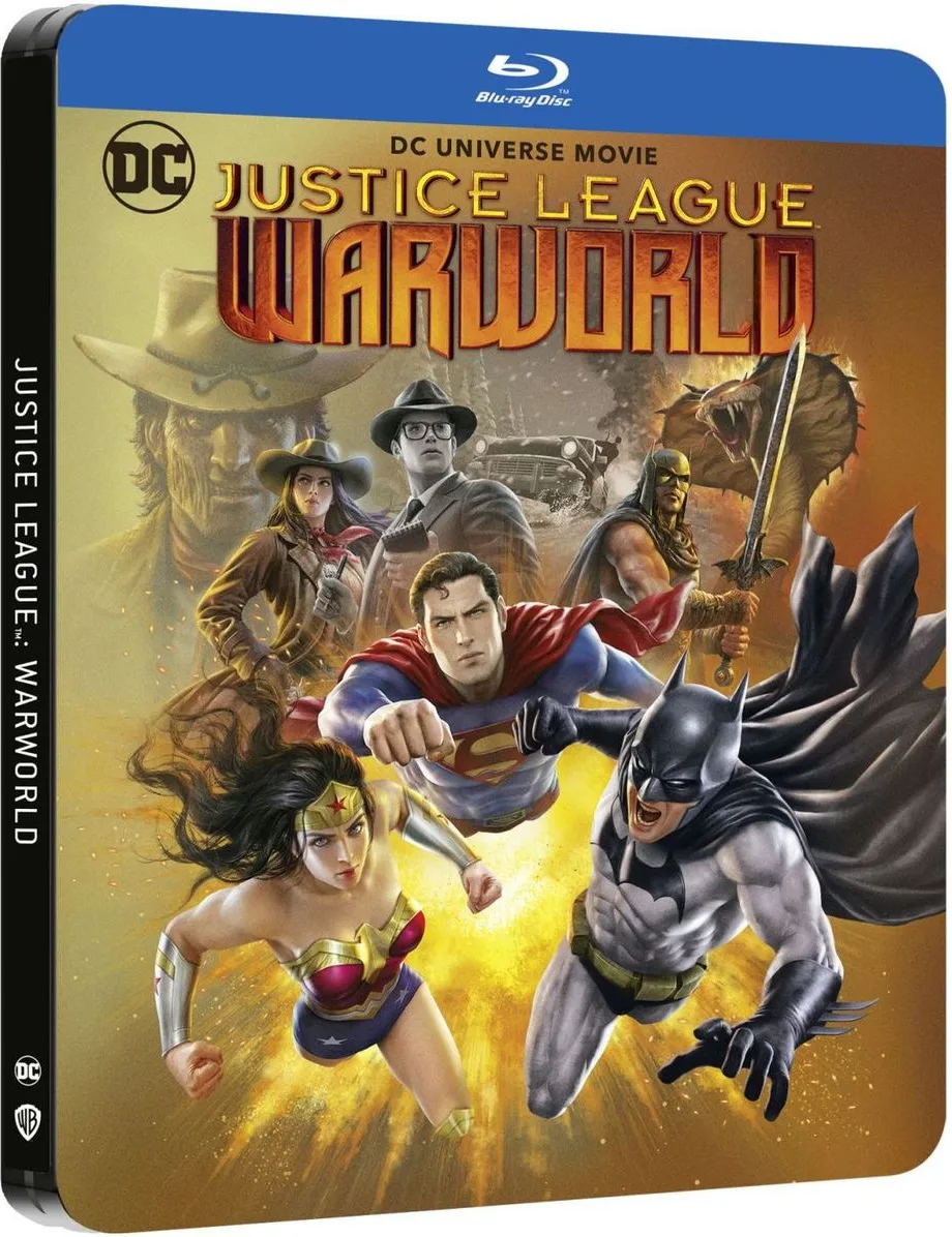 Coffret Steelbook Justice League Warworld (Blu-ray) Disques Blu-ray films