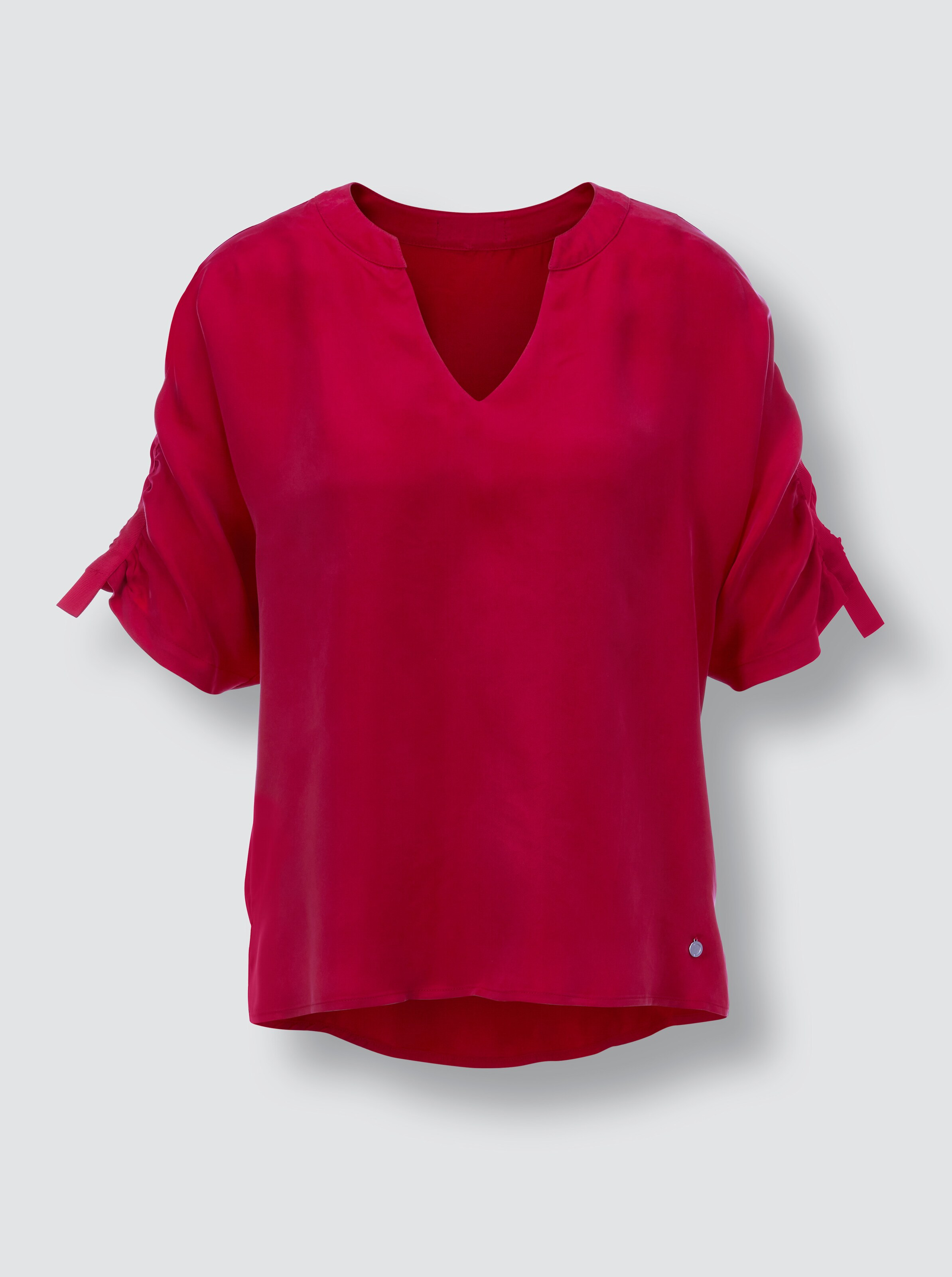 Cupro-Viskose-Bluse