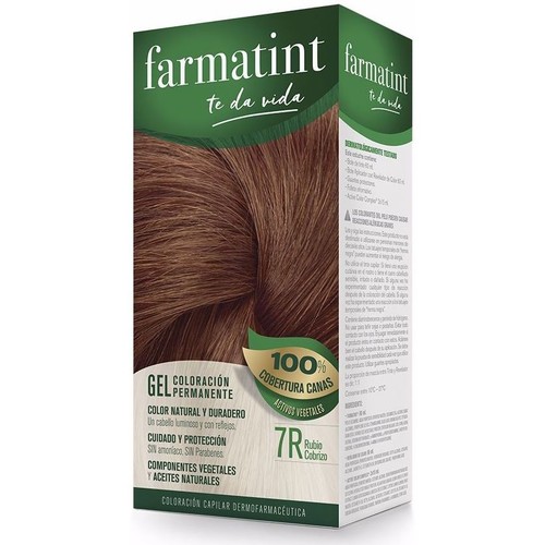 Farmatint - Gel Coloración Permanente 7r-rubio Cobrizo