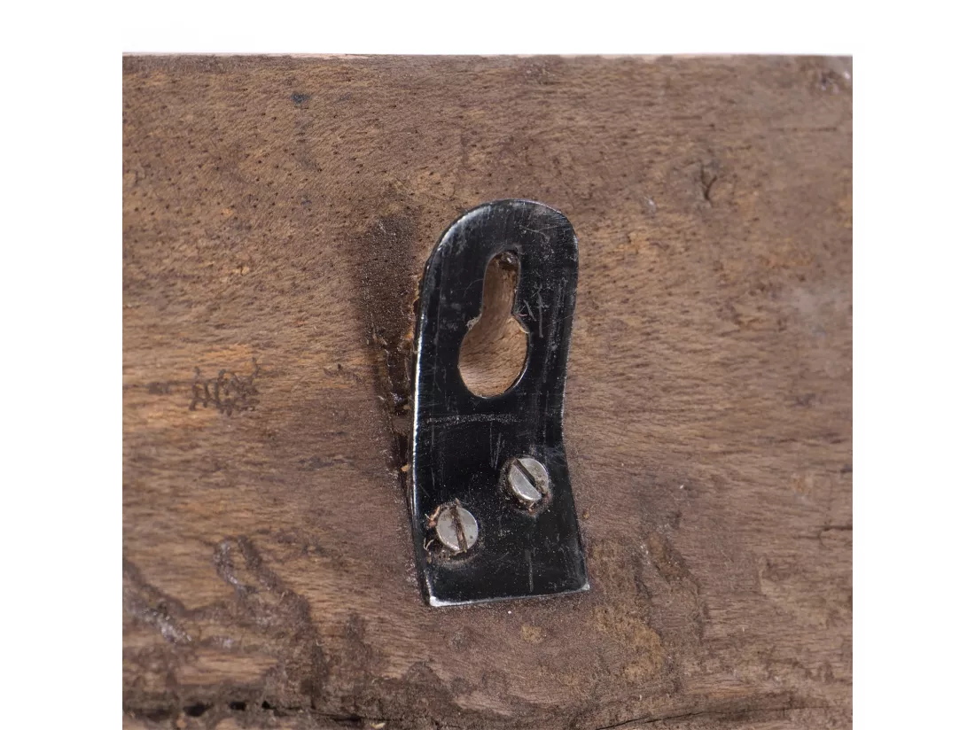 PORTE-MANTEAU MURAL CASA 90 bois de recyclage couleurs naturelles