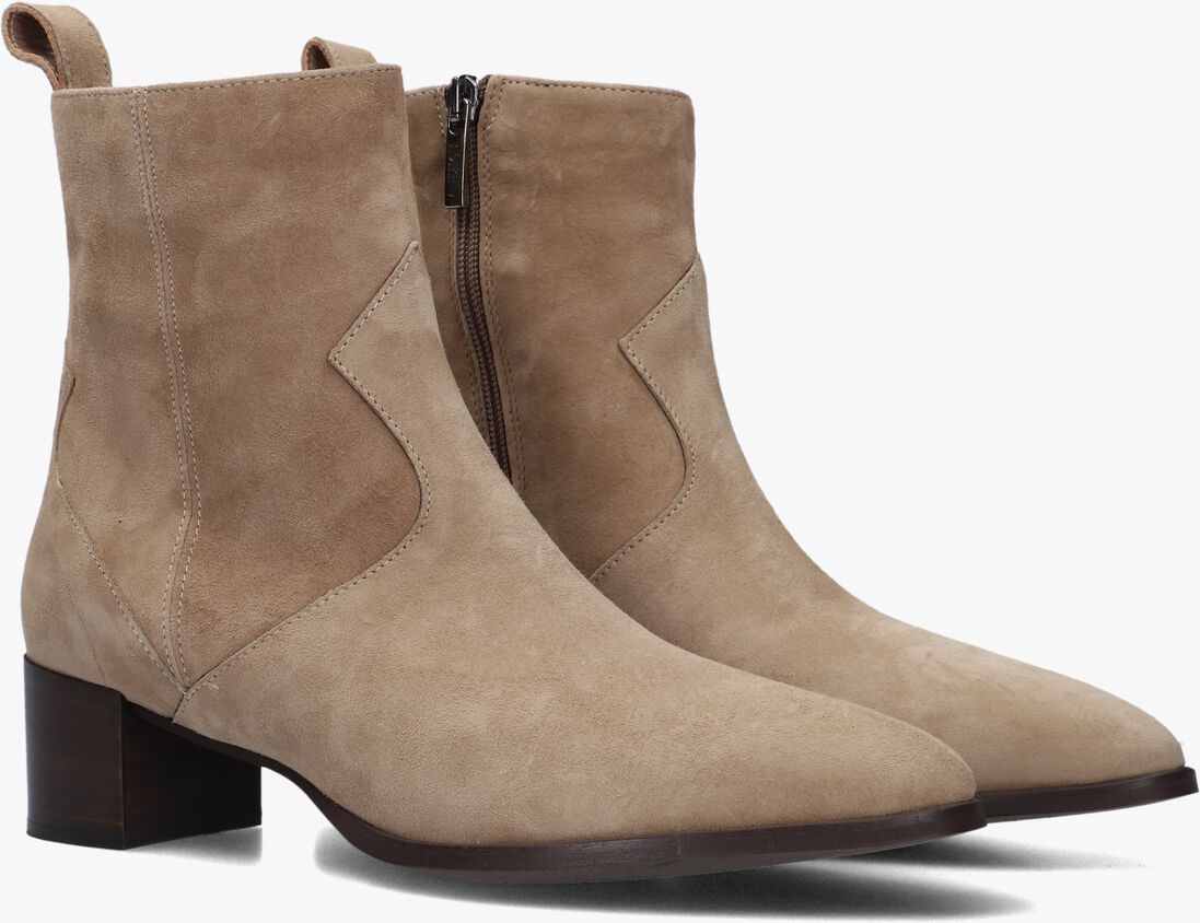 beige notre-v enkellaarsjes 63231