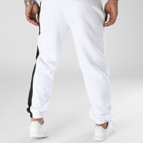 Pantalon Jogging 4052 Blanc Noir