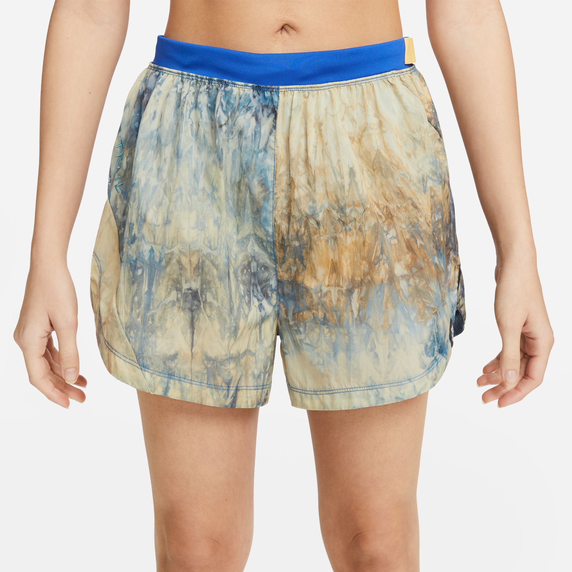 Trail Dri-FIT Shorts Dame Topaz Gold/Hyper Royal/Mineral Teal