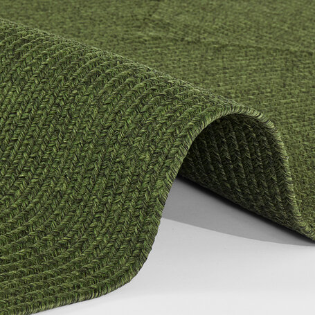 Jute Vloerkleed Braids - Groen