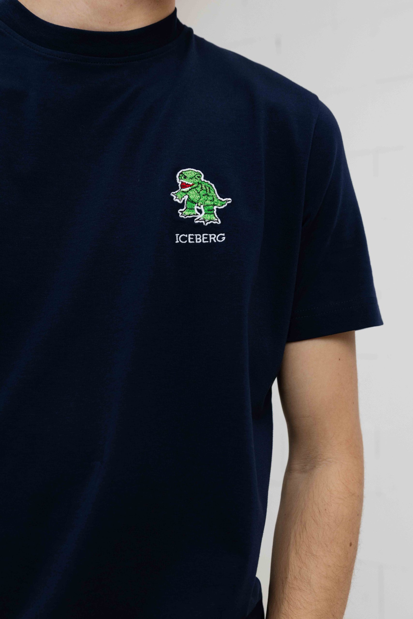 Iceberg 5D F015 Jersey T-Shirt Heren Donkerblauw