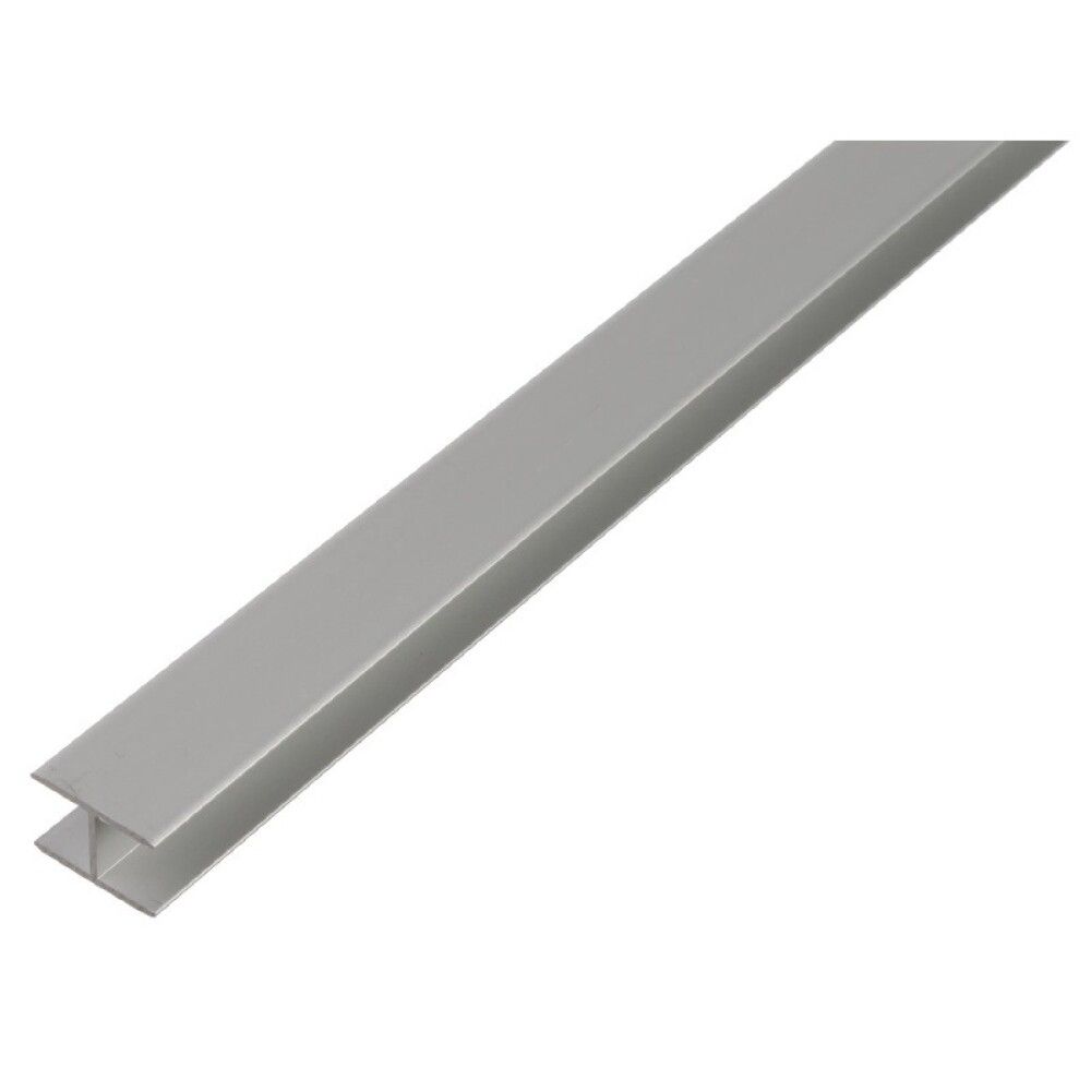 H-PROFIL LOGOCLIC GRÅ PLAST 100 CM