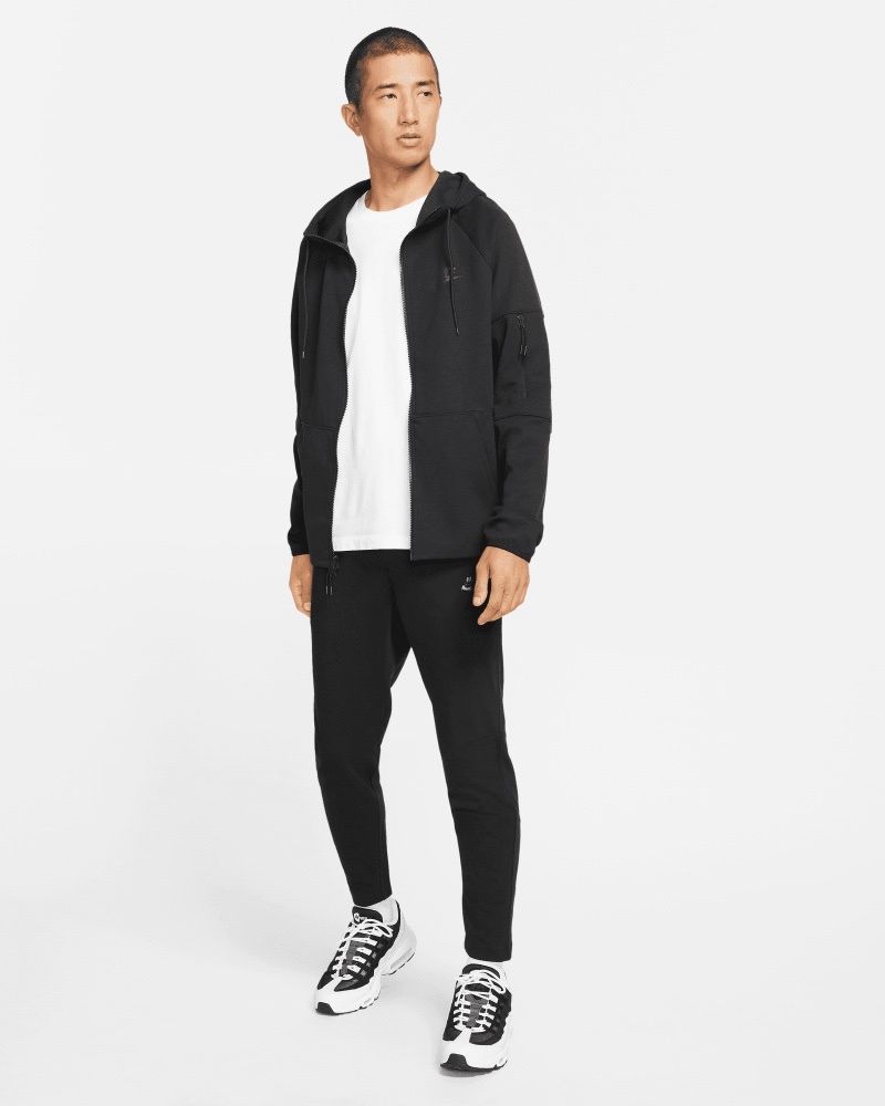 Sweat zippé à capuche Nike Sportswear Essential Noir pour homme