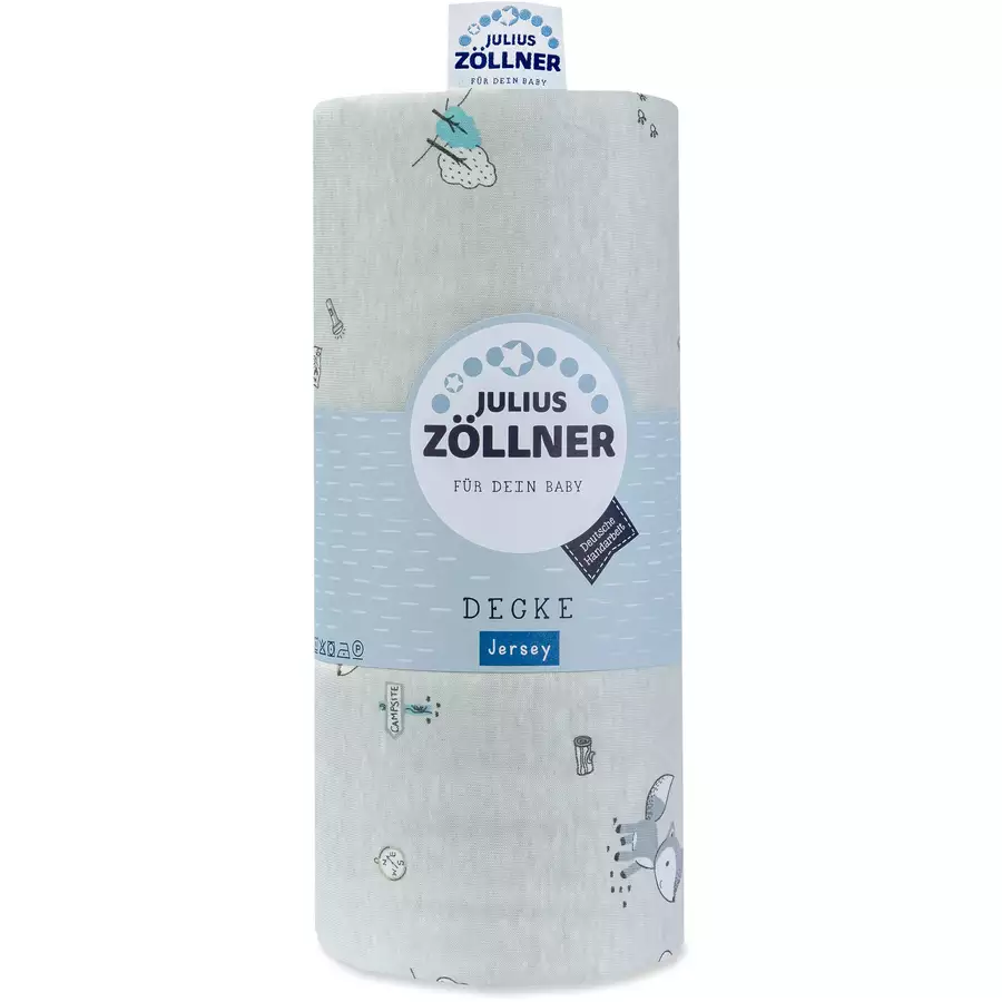 JULIUS ZÖLLNER Jerseydecke gefüttert Fuchs & Elch 70 x 100 cm