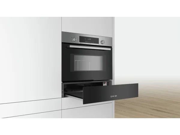 Bosch Serie | 6 BIC510NB0 - Varmeskuffe - til indbygning - niche - bredde: 56 cm - dybde: 55 cm - højde: 14 cm - vulkansort