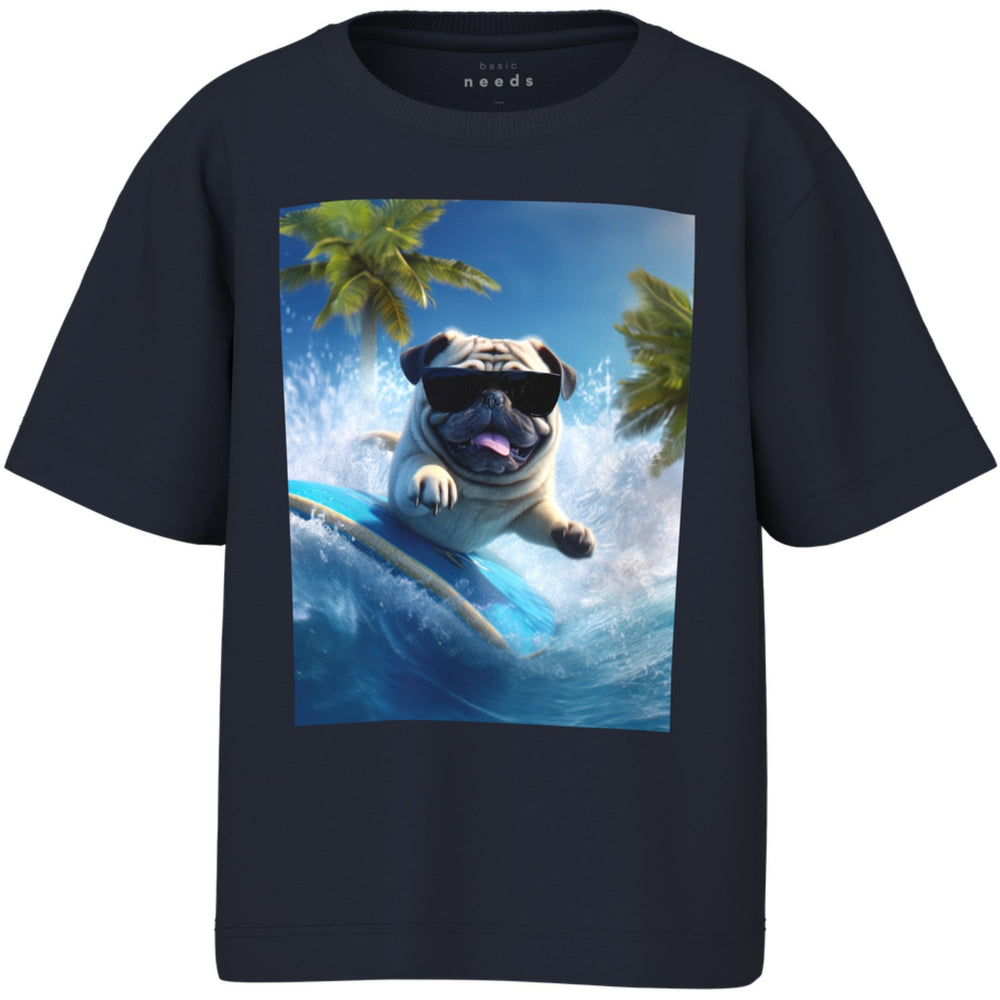 Køb Name It Navy Blazer Dog Voto Regular T-Shirt
