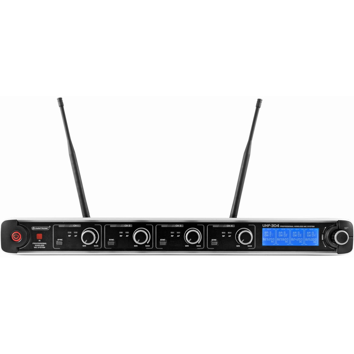 Omnitronic UHF-304 draadloos microfoonsysteem