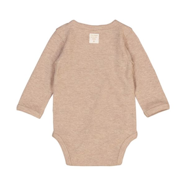 Feetje The Magic is in You Rib Wikkelromper – Mt. 50 - Taupe Melange