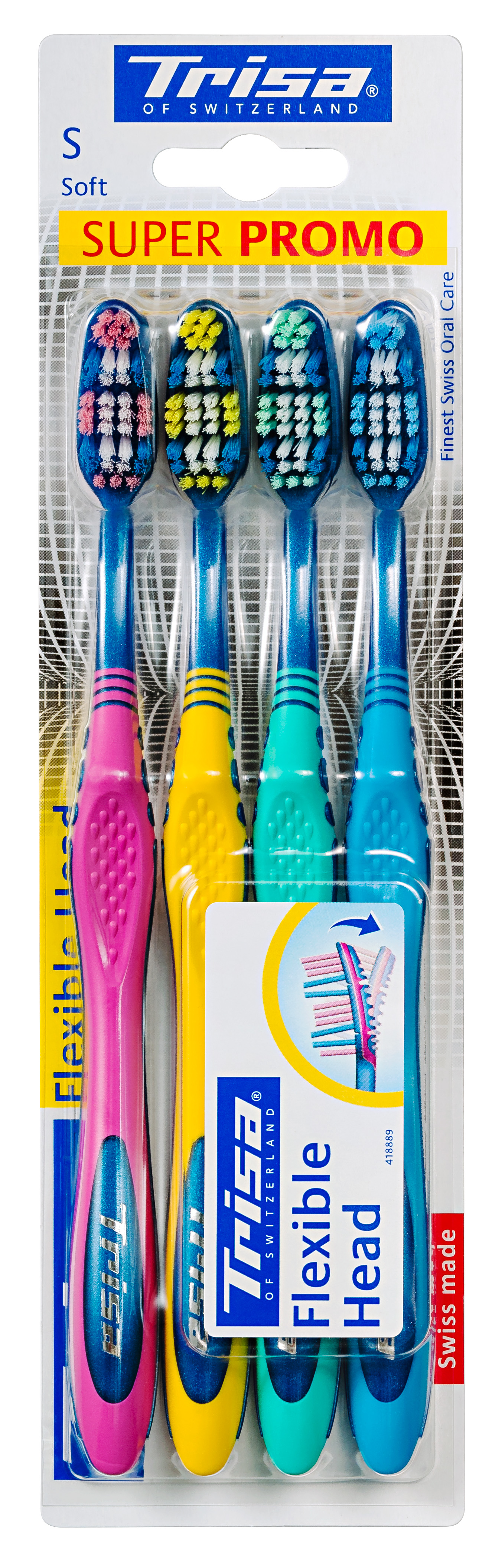 TRISA Flexible Head Zahnbürste Quattro soft 1 Stk