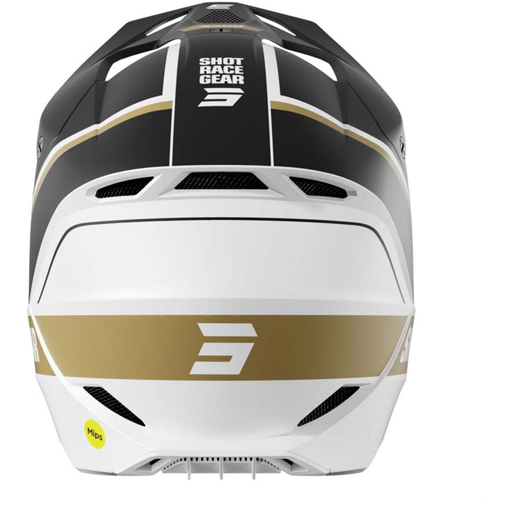 Shot - Casque Race Mythic Noir / Blanc / Or / Mat