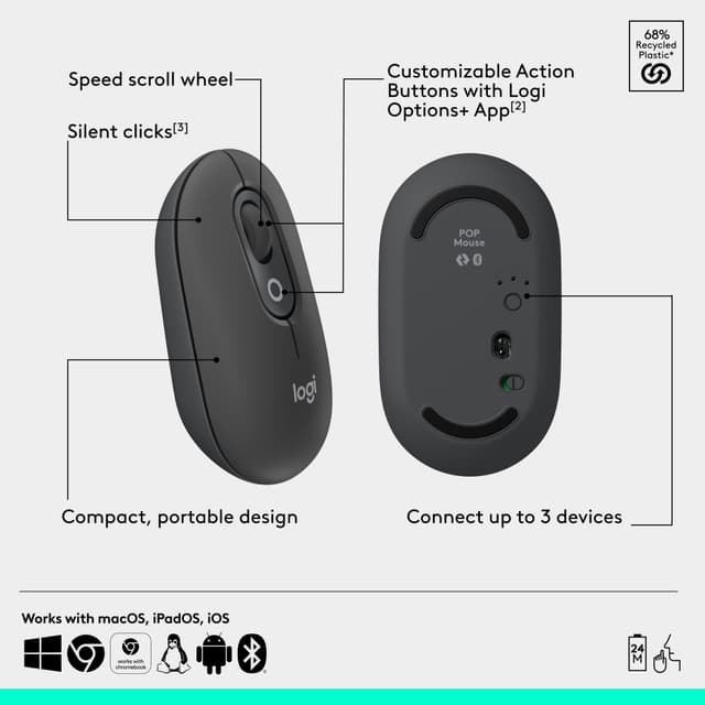 Logitech POP mus (Grafit)