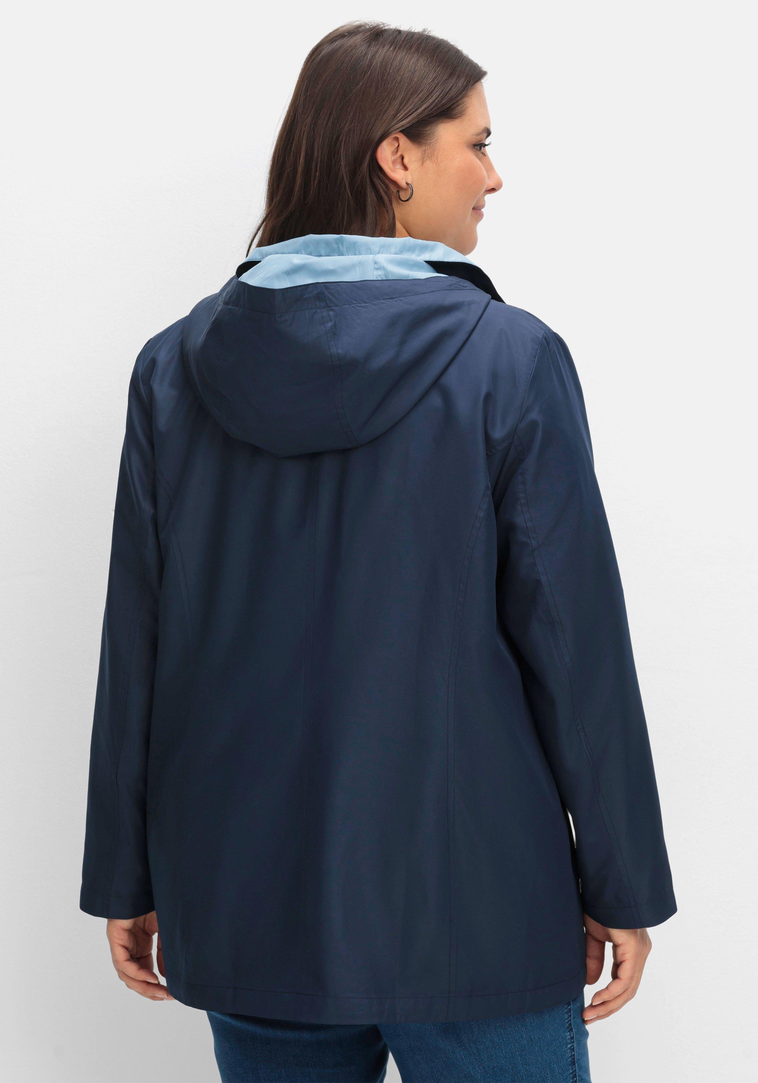Funktionsjacke mit Kontrastpartien