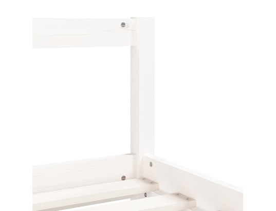 VIDAXL - Lit enfant Cadre de lit pour enfants blanc 90x190 cm bois de pin massif