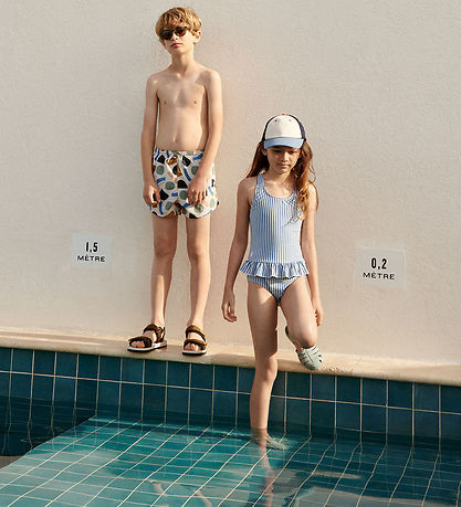 Liewood Bådedragt - Amara - UV40+ - Stripe Riverside/Creme De La