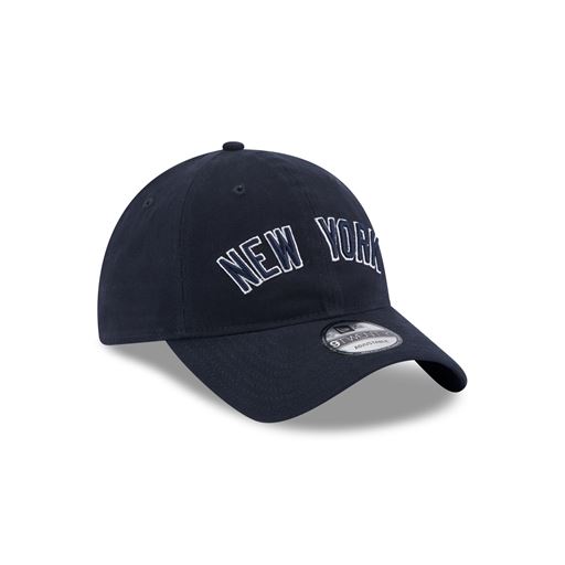 New Era New York Yankee Team Script 9Twenty Cap, Navy, One size