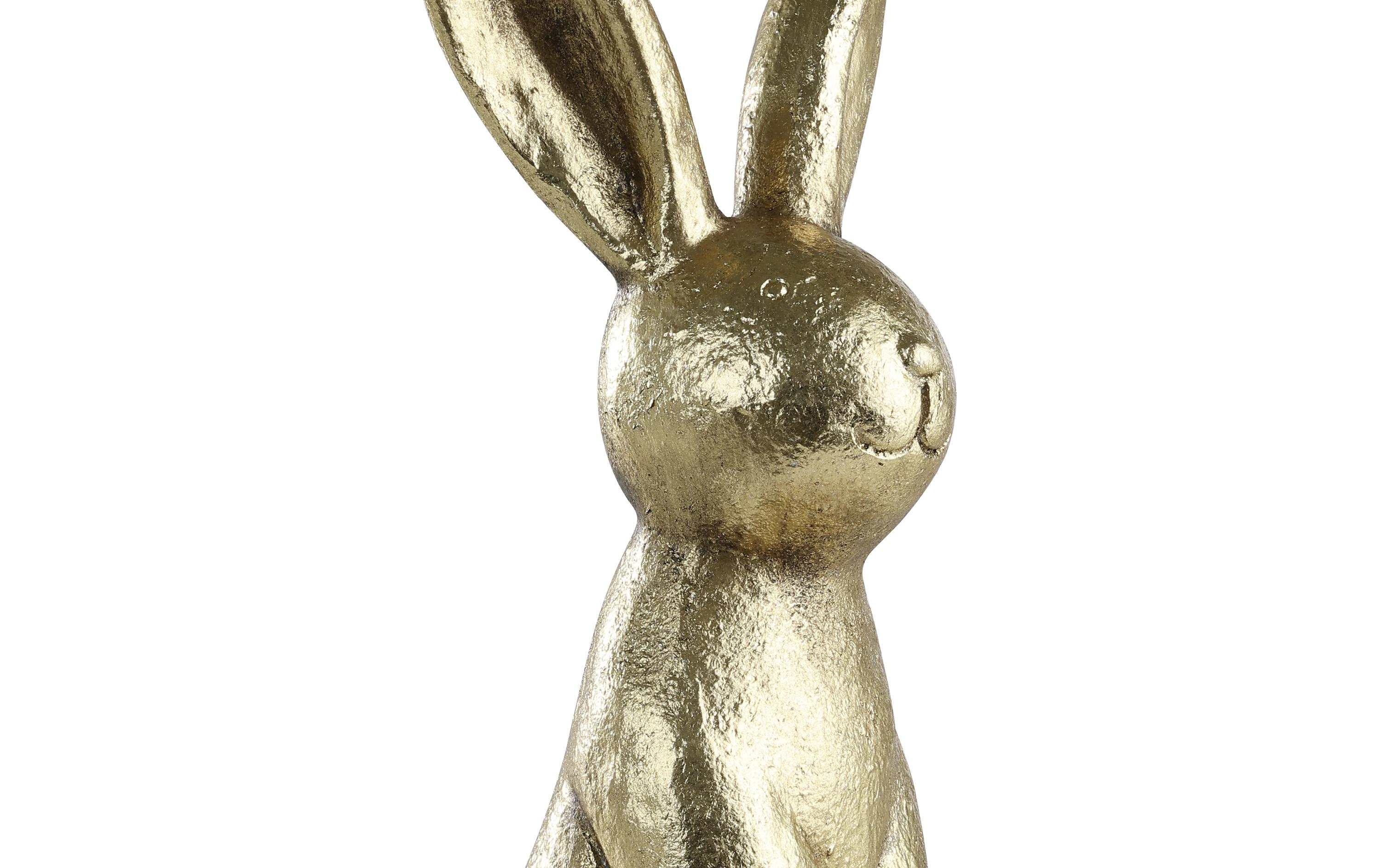 Hase Chilandy 25.5 cm, GoldHasenfigur