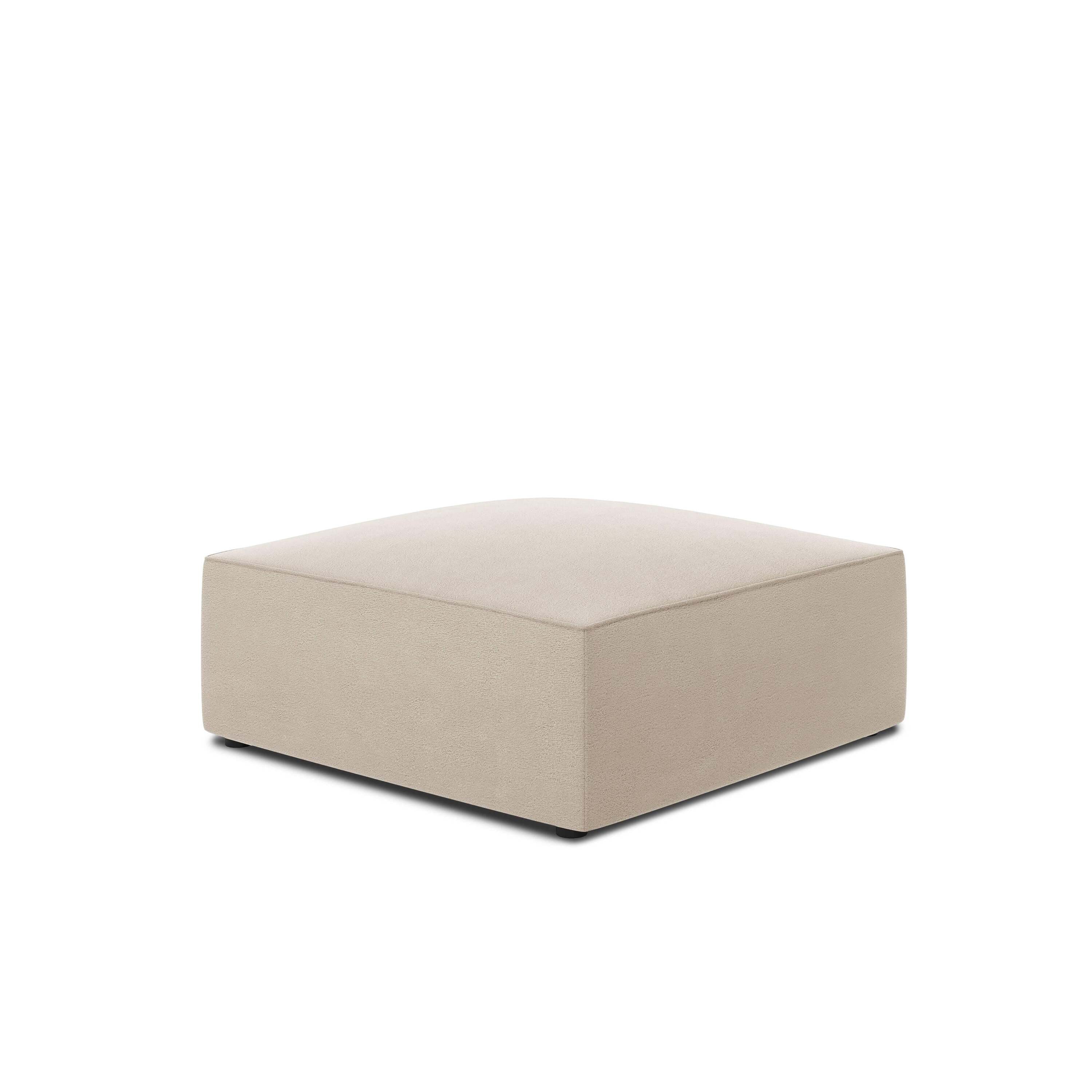 Windsor & Co Sao Hocker - Velvet  - Beige