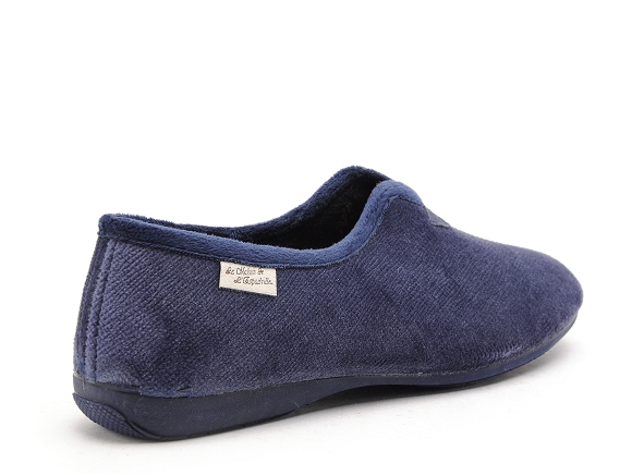 La maison de l espadrille chaussons femme 6211 5 bleu